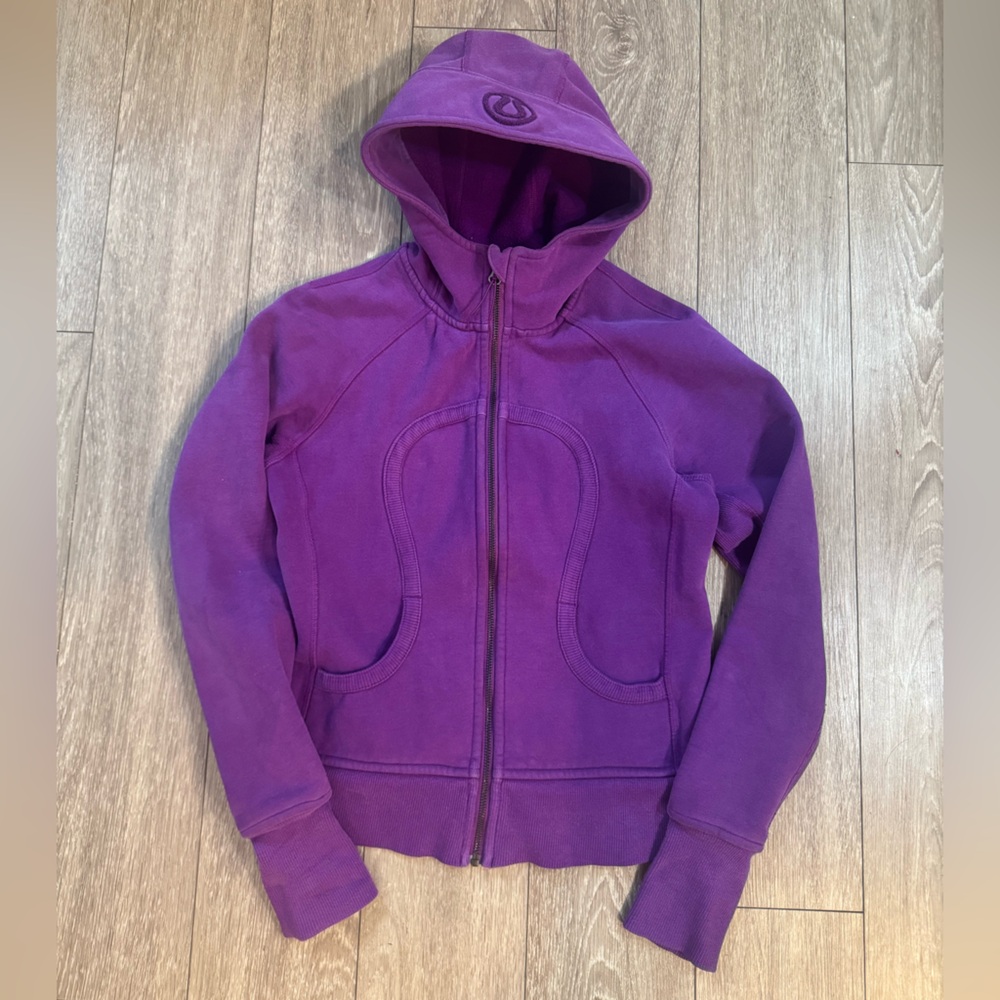 Lululemon Scooba Purple Zip-Up Hoodie